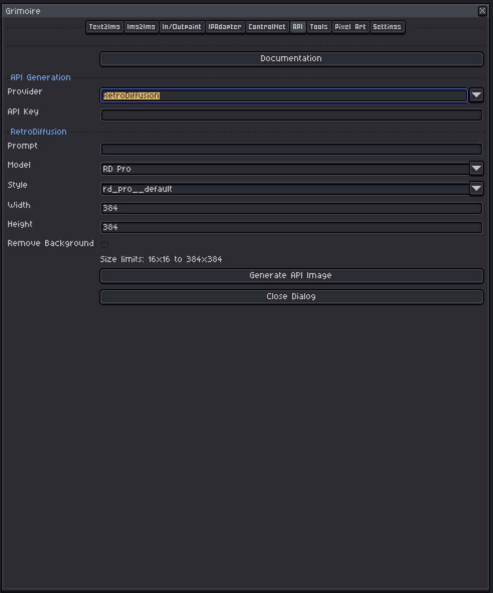 RetroDiffusion Example Output